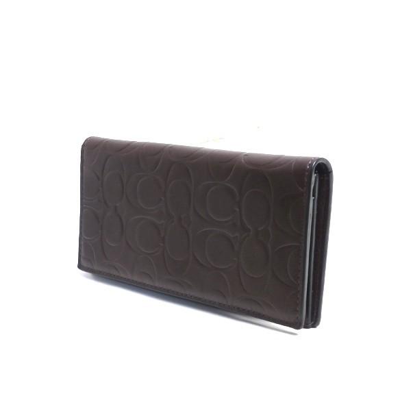 COACH（コーチ） 国内発送 財布 メンズ シグネチャー レザー ブレスト