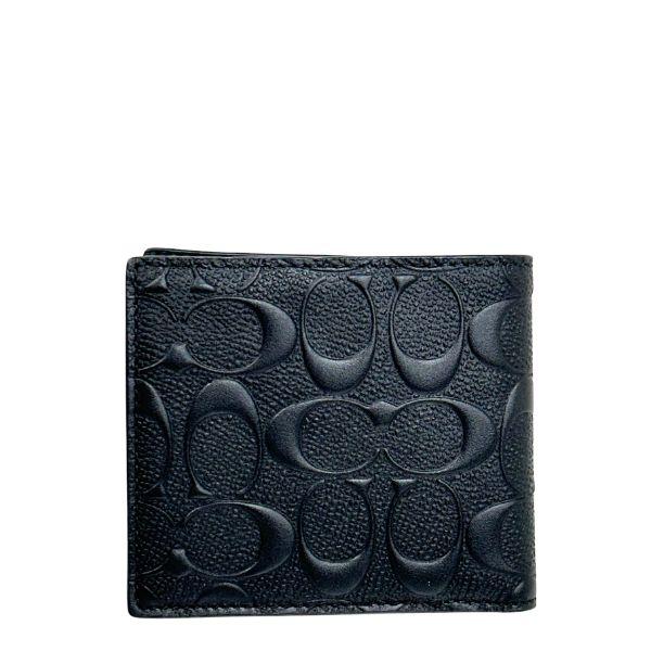 COACH（コーチ） 訳あり 国内発送 財布 メンズ 折り財布 シグネチャー