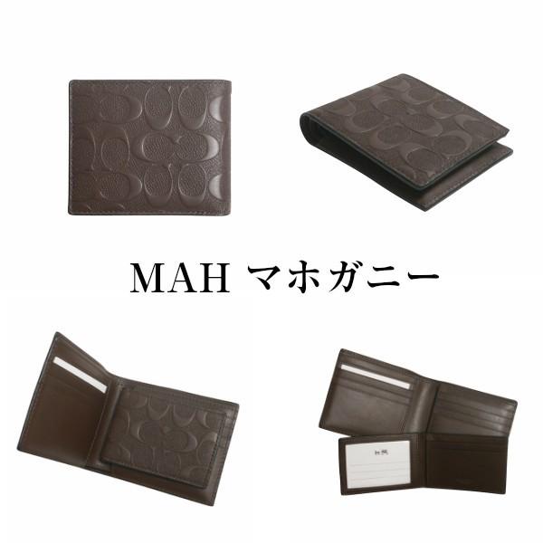 COACH（コーチ） 国内発送 財布 メンズ 折り財布 シグネチャー クロス