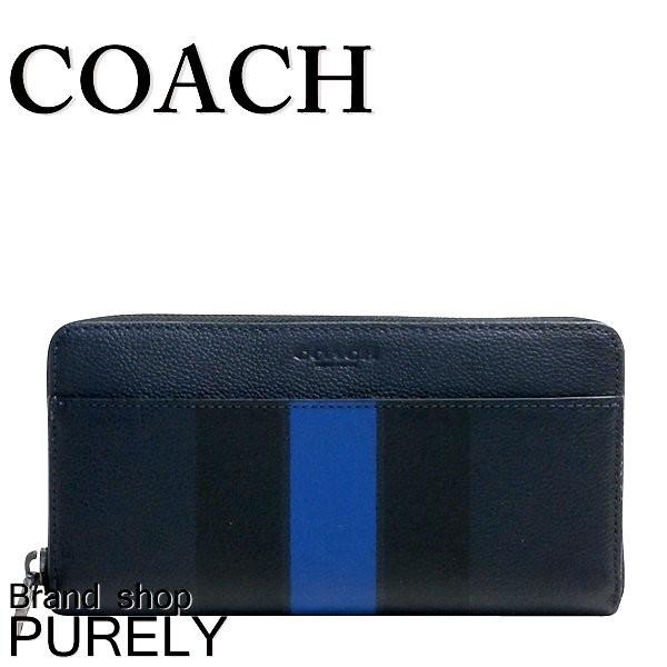 COACH 長財布　メンズ　紺　コーチ 【新品未使用品】 COACH（コーチ） 国内発送 財布 メンズ ヴァーシティ レザー