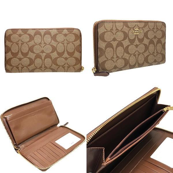 新品　COACH コーチ　レディース　長財布　シグネチャー COACH 国内発送 コーチ 財布 レディース 長財布 シグネチャー