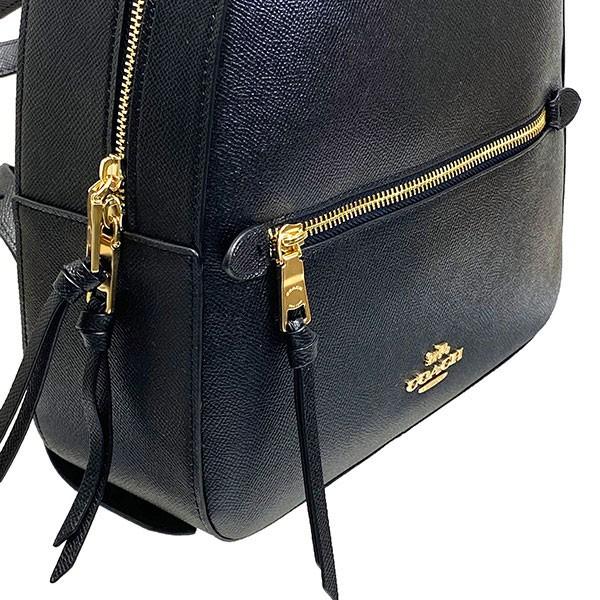 コーチ バッグ レディース COACH リュックサック クロスグレイン レザー ジョーディン バックパック F76624 IMBLK ブラック 送料無料｜purely｜04