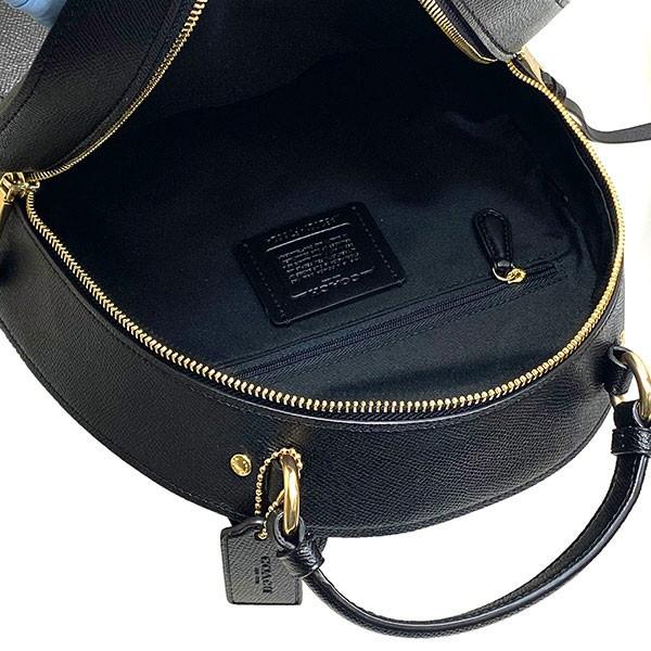 コーチ バッグ レディース COACH リュックサック クロスグレイン レザー ジョーディン バックパック F76624 IMBLK ブラック 送料無料｜purely｜06