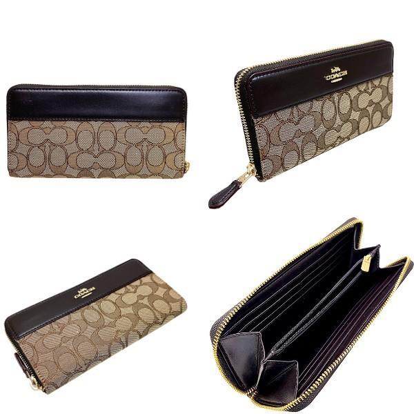 コーチ 長財布美品  シグネチャー柄 76638 COACH（コーチ） 国内発送 財布 レディース 長財布 アウトライン