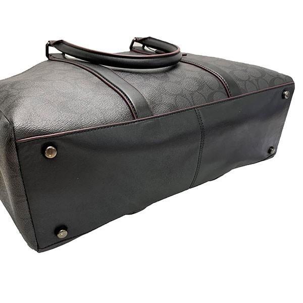 COACH ビジネスバッグ ブラック/グレー COACH メンズビジネスバッグ