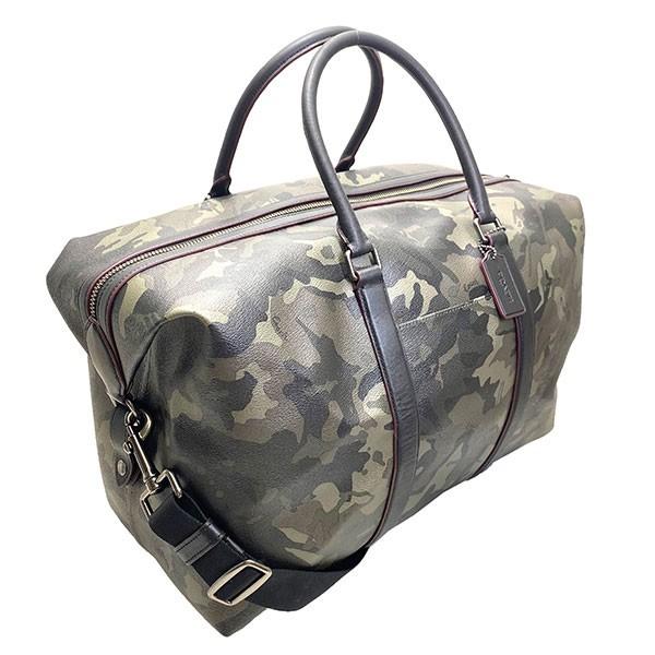 【美品・希少】COACH コーチ 大容量 ボストン ２WAY　カモフラ 迷彩 COACH（コーチ） 国内発送 バッグ メンズ COACH 2WAY ボストンバッグ