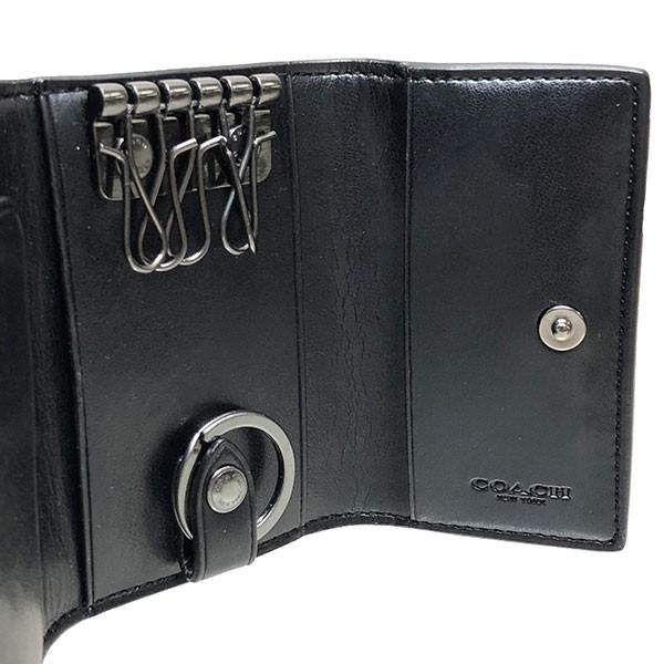 COACH（コーチ） 国内発送 キーケース メンズ シグネチャー 5リング