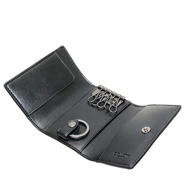 COACH（コーチ） 国内発送 キーケース メンズ シグネチャー 5リング