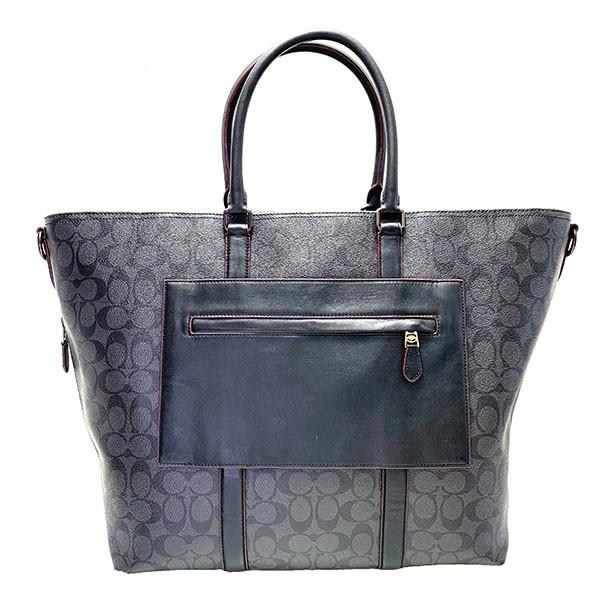 美品 コーチ COACH シグネチャー トレッカー トートバッグ ビジネスバッグ COACH 国内発送 コーチ バッグ メンズ トートバッグ