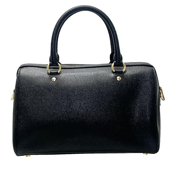 未使用コーチサテンハンドバッグ COACH コーチ 91146 ミニ キャリーオール 2WAY ハンドバッグ