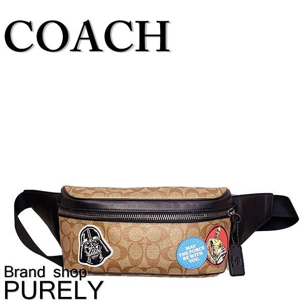 美品コーチ ウエストバッグ ボディバッグ スターウォーズ コラボ F79950 COACH（コーチ） 国内発送 バッグ メンズ ボディバッグ シグネチャー