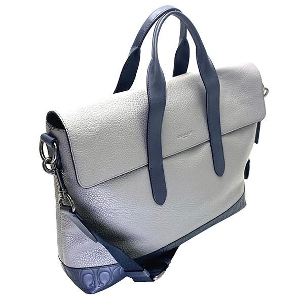 【極美品】COACH ハミルトン ポートフォリオ ビジネスバッグ ネイビー COACH コーチ メンズ ハミルトン ポートフォリオ ブリーフケース