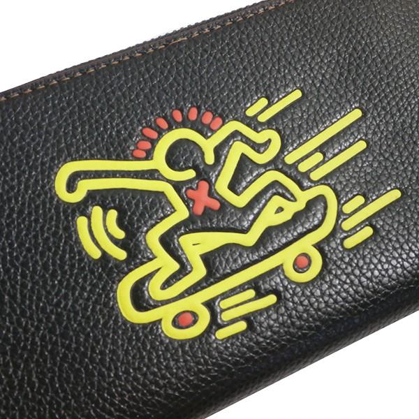 コーチ COACH 財布 長財布 メンズ COACH×Keith Haring ウォレット F87107 BLK ブラック 送料無料｜purely｜05