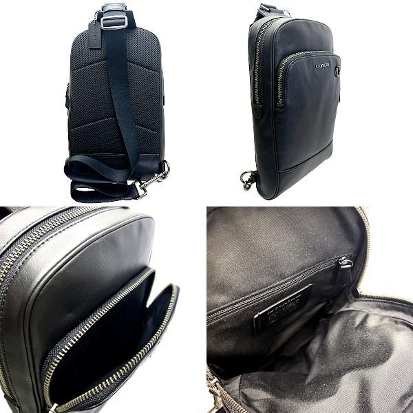 COACH 国内発送 コーチ バッグ メンズ ショルダーバッグ スムース