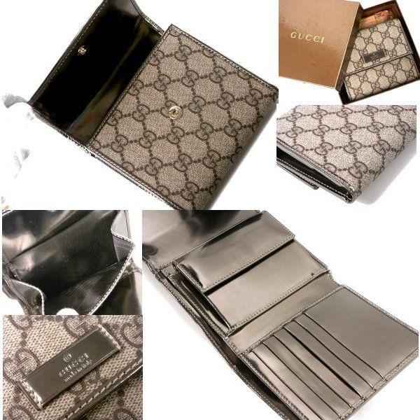 GUCCI レザー 二つ折り財布 グッチ 日本限定 ダブルG 二つ折り財布 ブラック レザー | GUCCI公式
