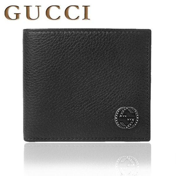 送料無料 グッチ GUCCI 財布 メンズ レザー GGアイコン付 ウォレット 二つ折り財布 さいふ 308777 SS｜purely