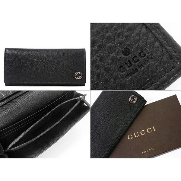 GUCCI（グッチ） 送料無料 財布 メンズ GGアイコン付 レザー ロング