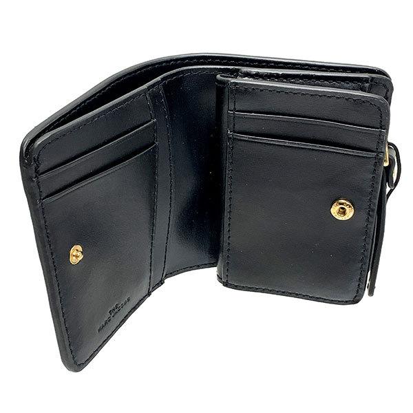 【美品】MARC JACOBSマークジェイコブス　コンパクト　折財布❤︎ MARC JACOBS（マーク・ジェイコブス） 国内発送 財布 レディース 折り