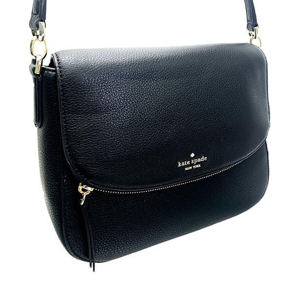 ケイトスペード バッグ レディース 全品ポイント5 Kate Spade ショルダーバッグ ジャクソン ミディアム フラップ ショルダー Wkru6249 001 ブラック Wkru6249 001 1027 Purely Shop 通販 Yahoo ショッピング