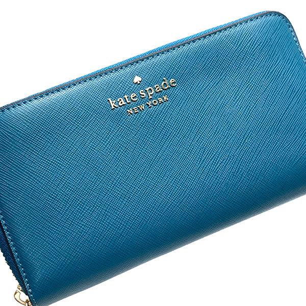 早い者勝ち！訳あり新品 kate spade 長財布 ライトブルー kate spade ライトブルー 長財布 【公式通販】