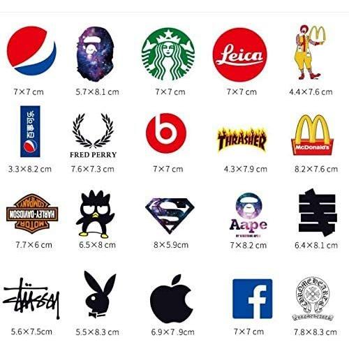 100枚 ランダム防水 ファッションブランドステッカーセット スーツケースステッカー 防水シール バイクステッカー ステッカーコレクションマニア向け 100d プレミアムセレクト2号店 通販 Yahoo ショッピング