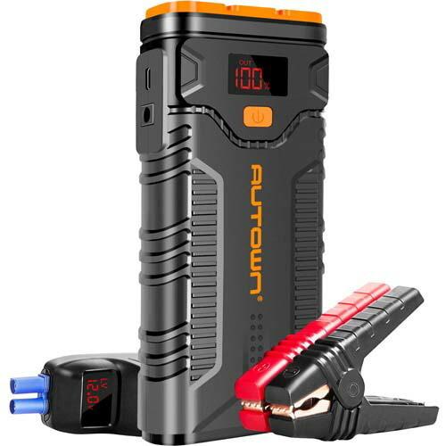 送料無料 Autown ジャンプスターター 800mah大容量 00aピーク電流バッテリーブースター 多車種適用 12v車用 エンジンスターター スマートジャンパー ケーブル付き 激安特価 Bitcoinbro Frankhawley Com
