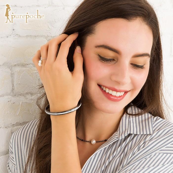 ブレスレット バングル クリスタルガラス セラミック :165-0h099-633