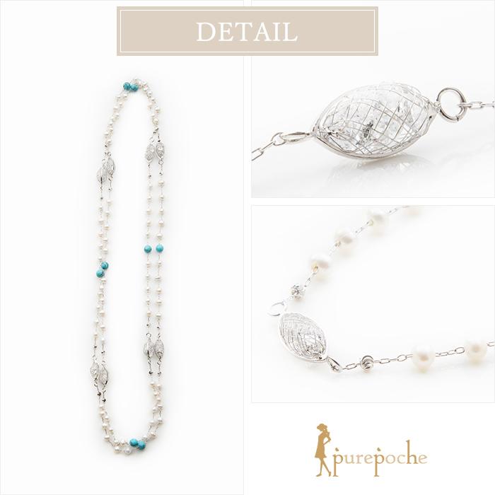 淡水パール　ロング　ネックレス 淡水パールロングネックレス - SOÉJU online store｜上質な大人