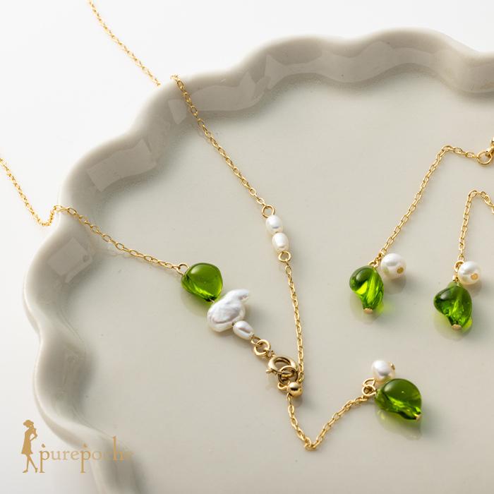 ネックレス ショート ブレスレット 2way Y字 ヴェネチアンガラス ネックレス ショート ブレスレット 2way Y字 ヴェネチアンガラス