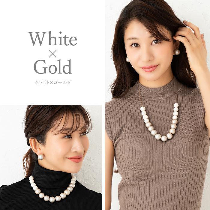 zm522【新品】ココナッツビーズとウッドビーズ、ホワイトハーツロングネックレス ネックレス ロング ホワイト ウッドビーズ アレンジ : purepoche