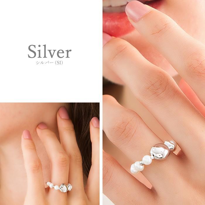 Clio blue（クリオブルー） リング 指輪 フリーサイズ 淡水パール