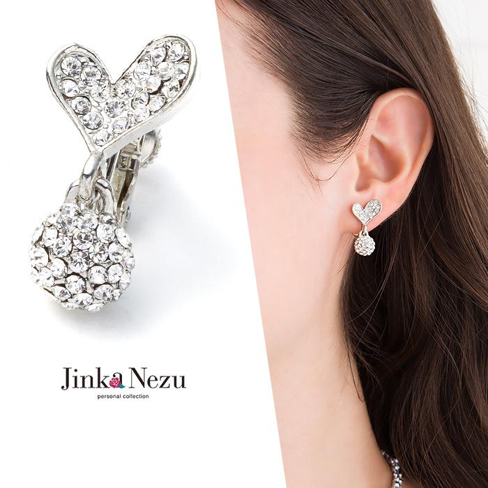 母の日 22 ギフト イヤリング ガラス ラウンド ハート ボール 957e 0h112 635 Purepoche 通販 Yahoo ショッピング