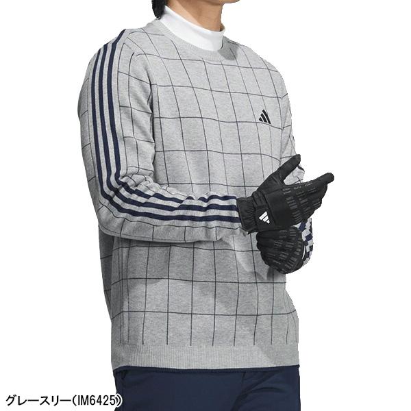 ADIDAS GOLF アディダス ゴルフ 長袖 セーター クルーネック スリー