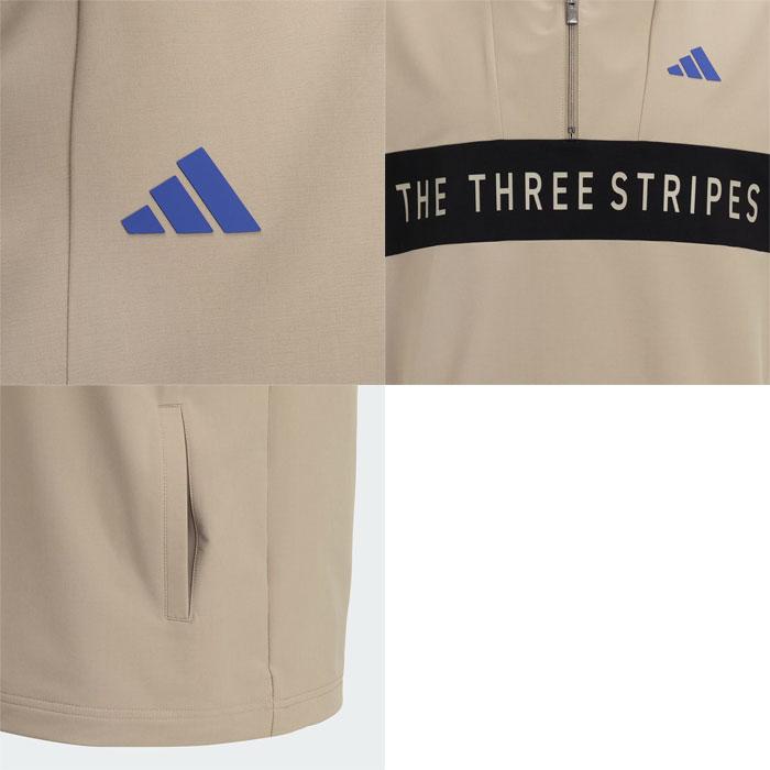 【新品★M】アディダスゴルフ ハーフジップポロシャツ＆撥水スカート 上下セット ADIDAS GOLF アディダス ゴルフ カラーブロック ハーフジップ 半袖