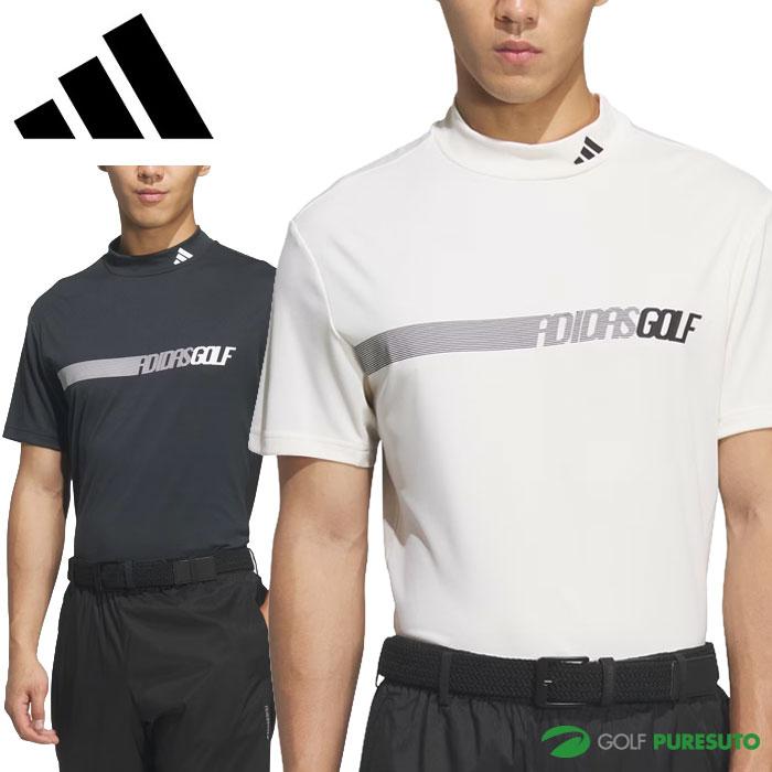 ADIDAS GOLF アディダス ゴルフ モックネック 半袖ポロシャツ メンズ
