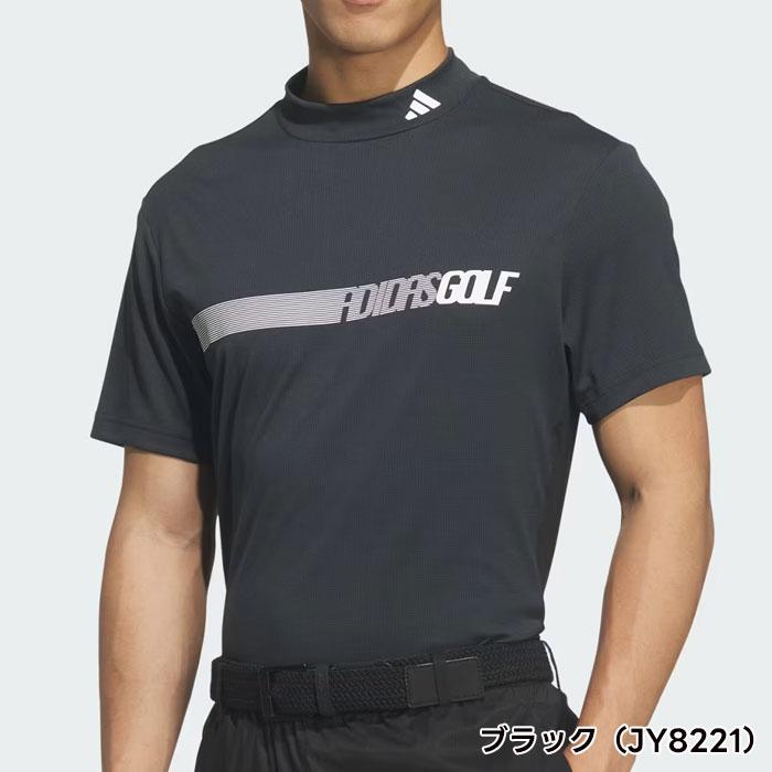 ADIDAS GOLF アディダス ゴルフ モックネック 半袖ポロシャツ メンズ