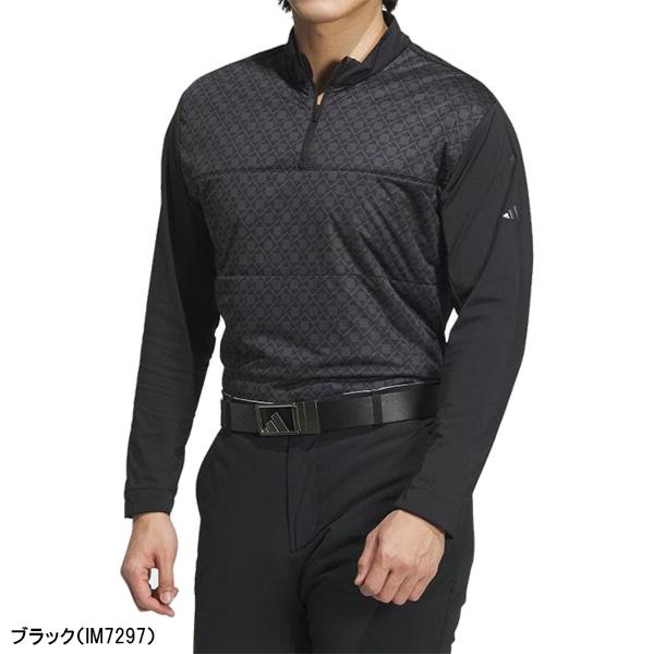 ADIDAS GOLF アディダス ゴルフ 長袖 ハーフジップ モックシャツ Frost