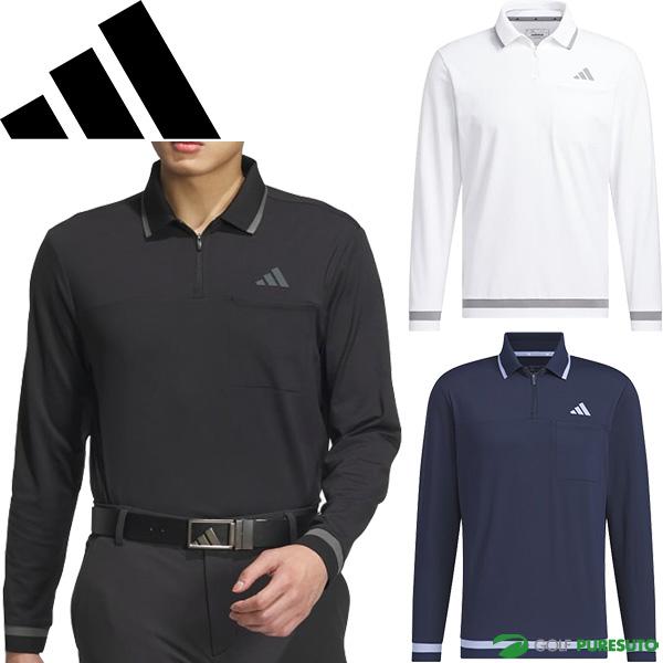 ADIDAS GOLF アディダス ゴルフ 長袖 ポロ ハーフジップシャツ COLD