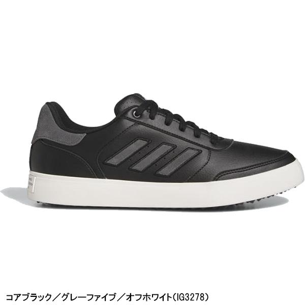 ADIDAS GOLF アディダス ゴルフシューズ レトロクロス 24 スパイクレス