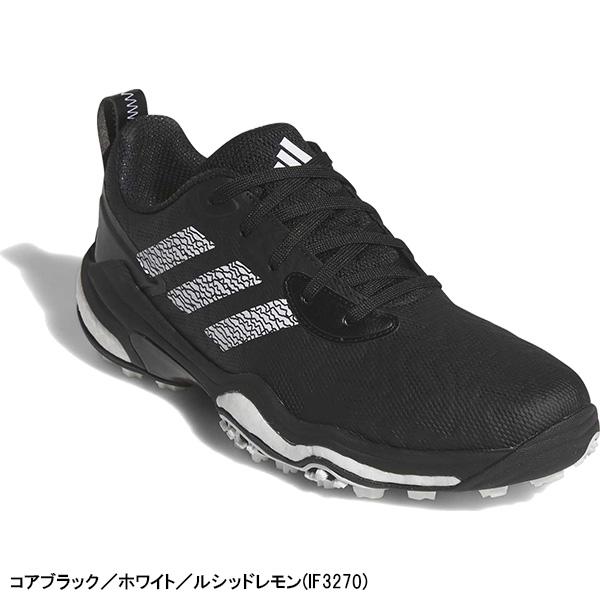 新品25.5cmアディダスゴルフ 黒ゴルフシューズ 防水加工 2E相当 ADIDAS GOLF アディダス ゴルフ ゴルフシューズ コードカオス 25 MDV41