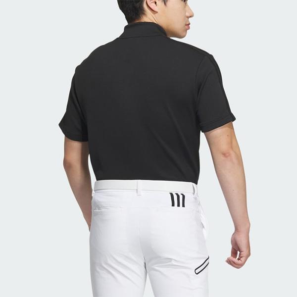 adidas golf アディダスゴルフ 半袖 ゴルフ ウェア ロゴ 人気 adidas ポロシャツ ビッグ アディダスロゴ 半袖モックネック