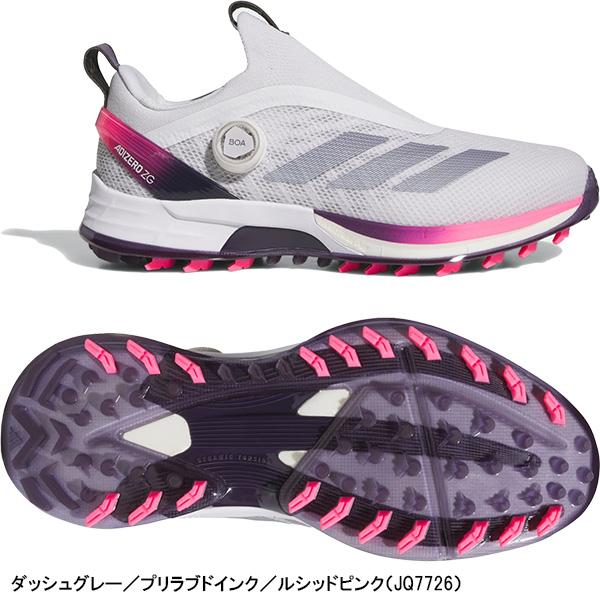 アディダス ゴルフ ゴルフシューズ アディゼロ ゼットジー 25 ボア ZG スパイクレスシューズ NLK60 2E相当 2025年春夏モデル adidas golf BOA GWS_25