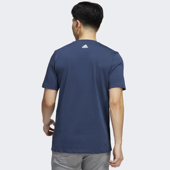 アディダス adidas ゴルフ 半袖 Tシャツ メンズ ZF121 HH9346 グラフィック 春夏ウェア golf タウンユース 普段着
