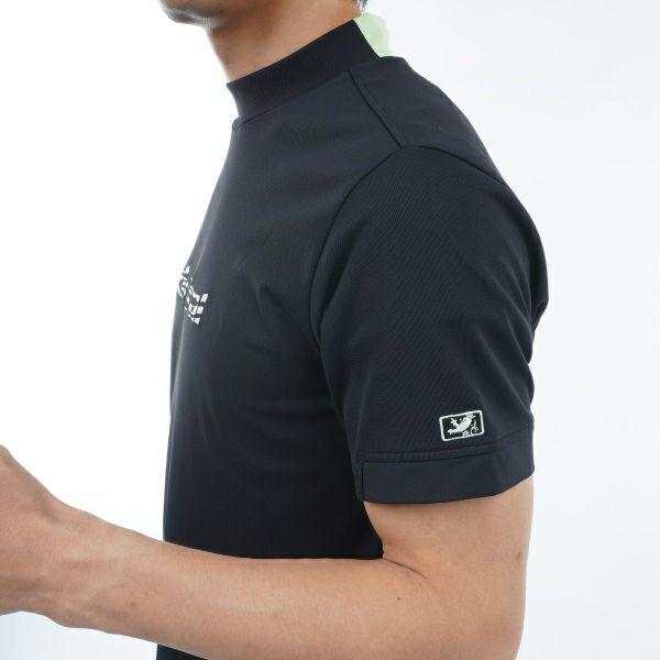 未使用　アドミラル　シャツ　М　ブラック スライドブロックラインTEE ATMA407 – ADMIRAL