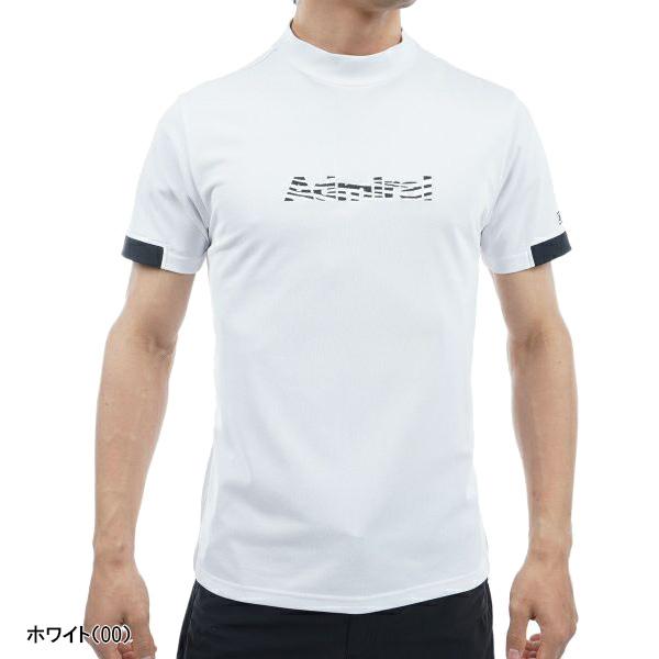 新品未使用アドミラル 半袖モックネックシャツLLホワイト新品タグ付き Admiral Golf アドミラルゴルフ カットソー メンズ モックネック