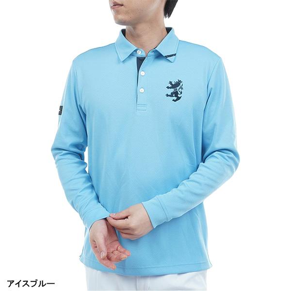 Admiral（アドミラル） ゴルフ 長袖 ポロシャツ カラタッチ 長袖シャツ