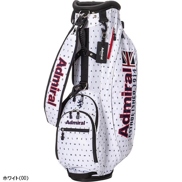 アドミラル ゴルフ スタンド式 キャディバッグ９型【ホワイト/カモ】新品！ Admiral Golf アドミラルゴルフ スタンド キャディバッグ カモ