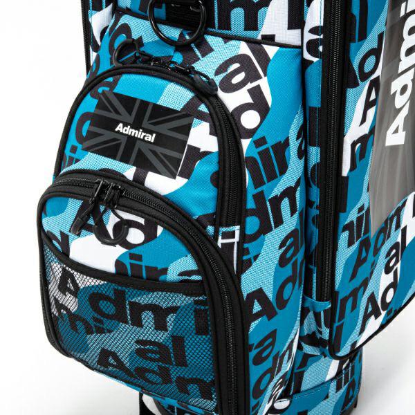 Admiral Golf アドミラルゴルフ 9.0型 キャディバッグ オーロラ柄