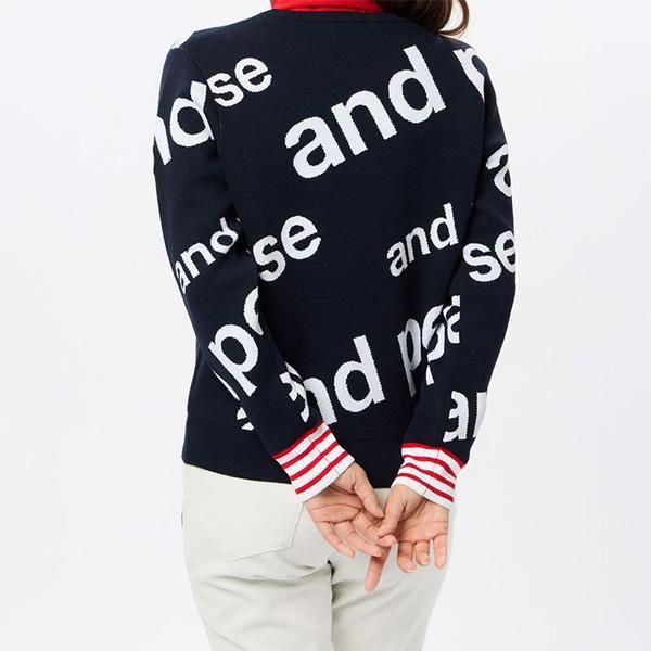 and per se（アンパスィ） レディース 長袖 ソリストヒートニット