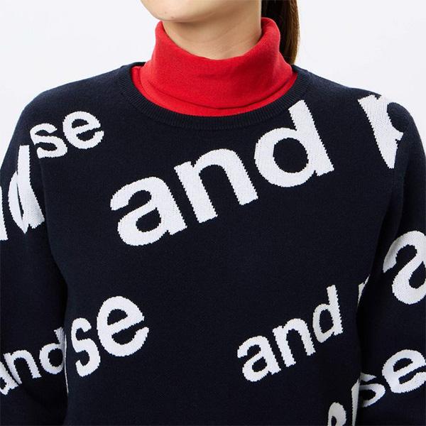 and per se（アンパスィ） レディース 長袖 ソリストヒートニット